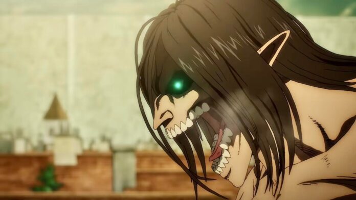 eren en la cuarta temporada de shingeki no kyojin eren titan de ataque