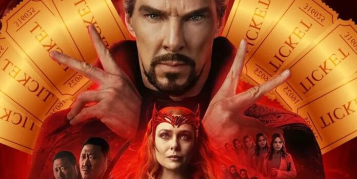 Doctor-strange-en-el-multiverso-de-la-locura-portada de una